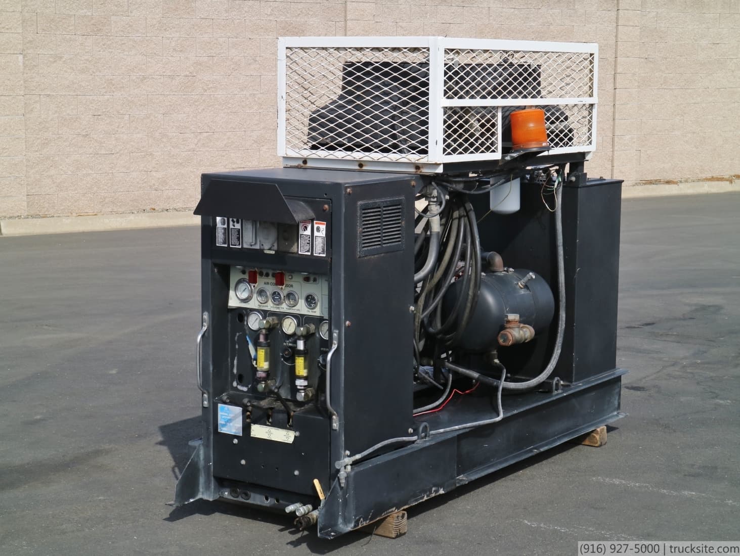 PowerAll 165 CFM Skid Mounted Air Compressor / Generator
