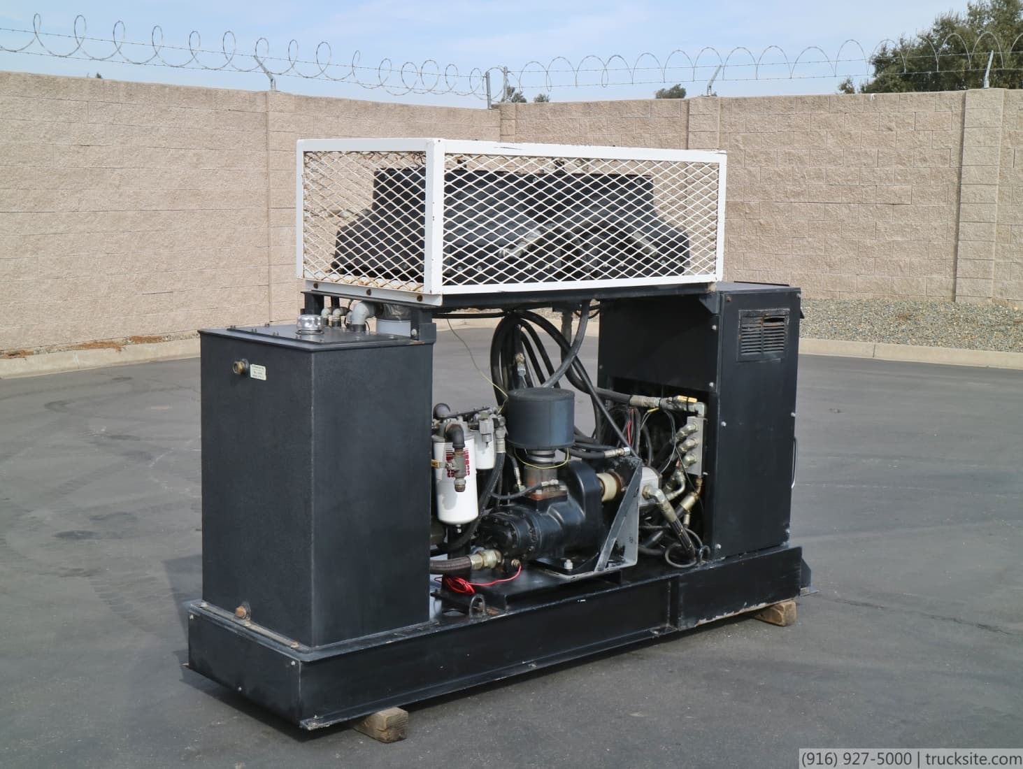 PowerAll 165 CFM Skid Mounted Air Compressor / Generator