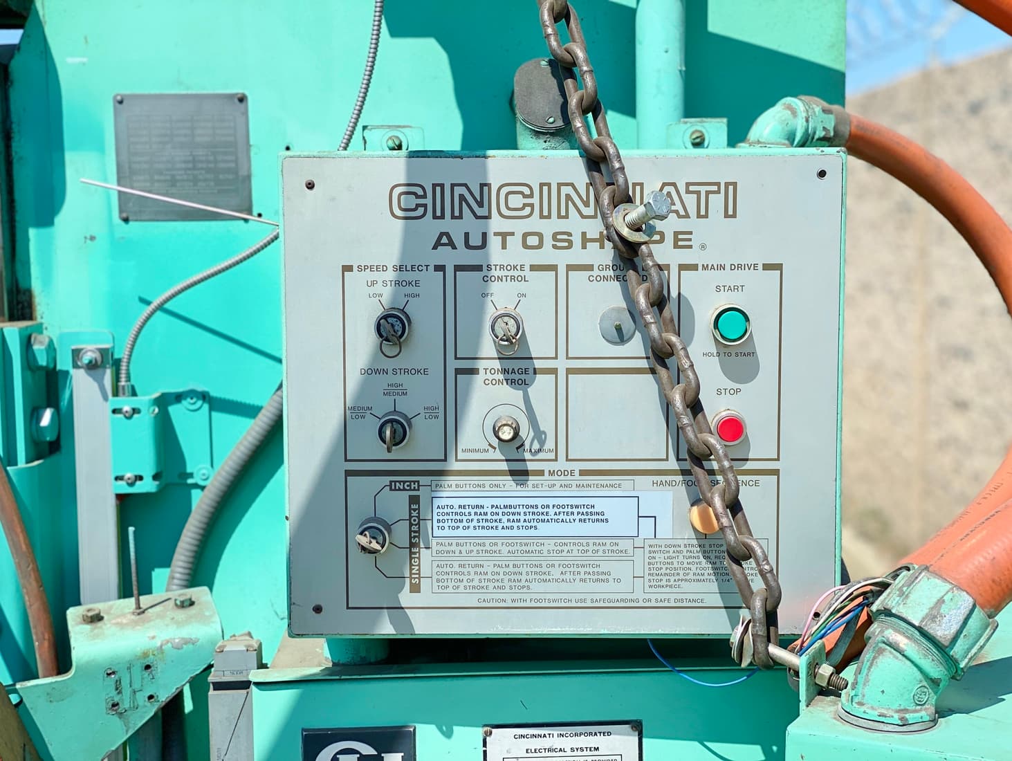 Cincinnati 90AS x 8FT Autoshape CNC Forming Center Press Brake