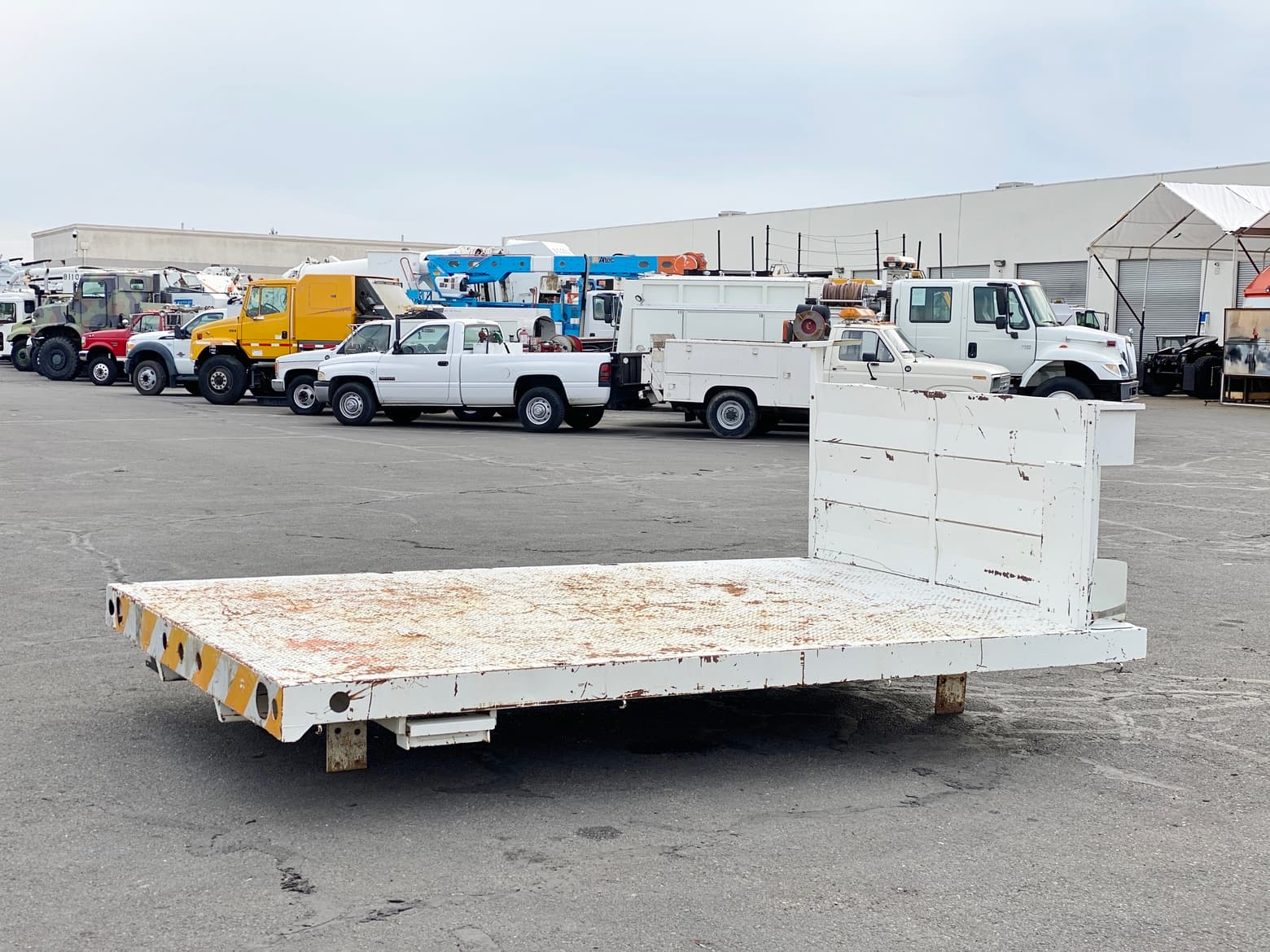 12' Diamond Plate Flatbed Truck Body