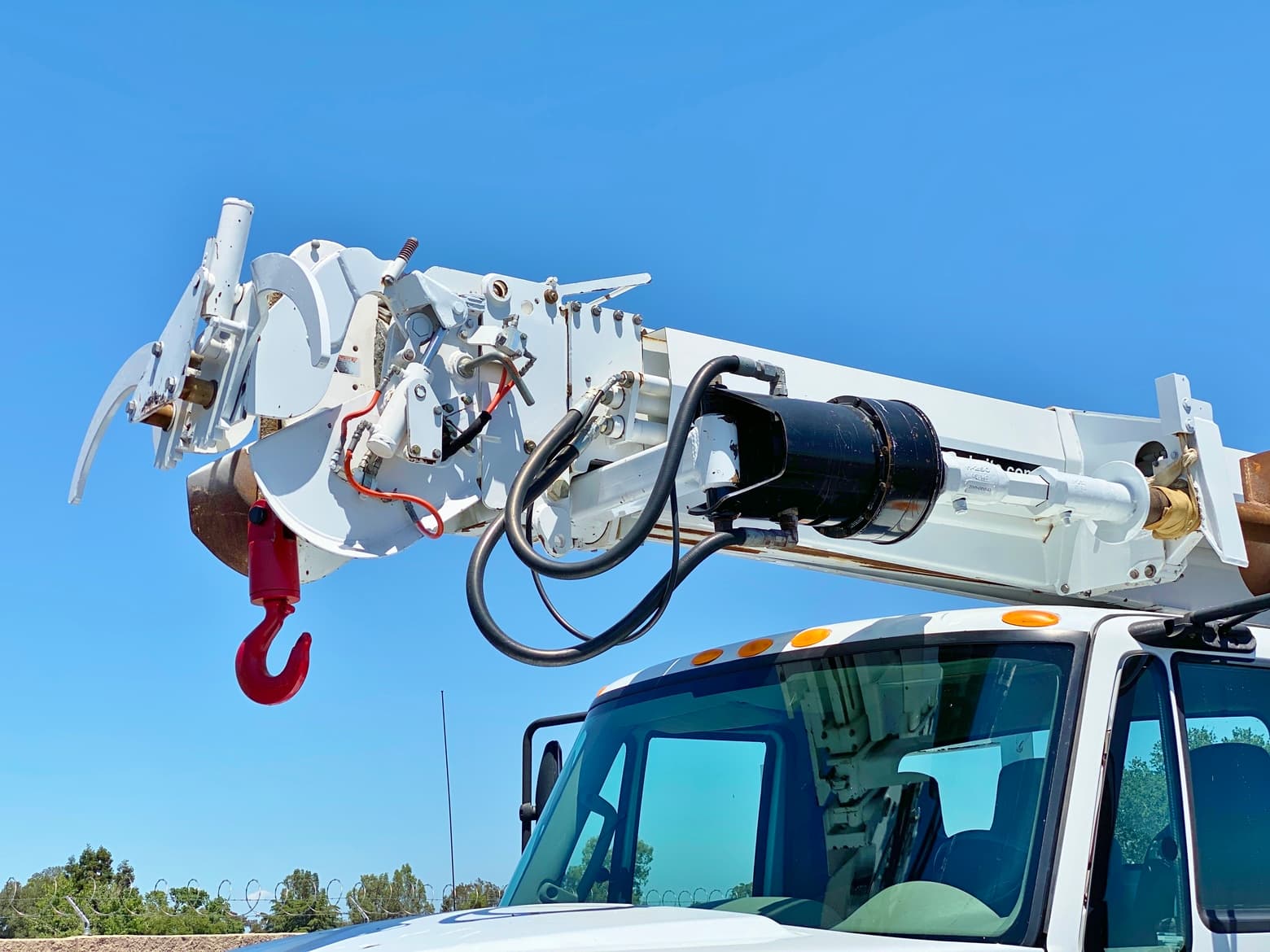 2014 Altec DC47-TR Digger Derrick Rear Mounted Body