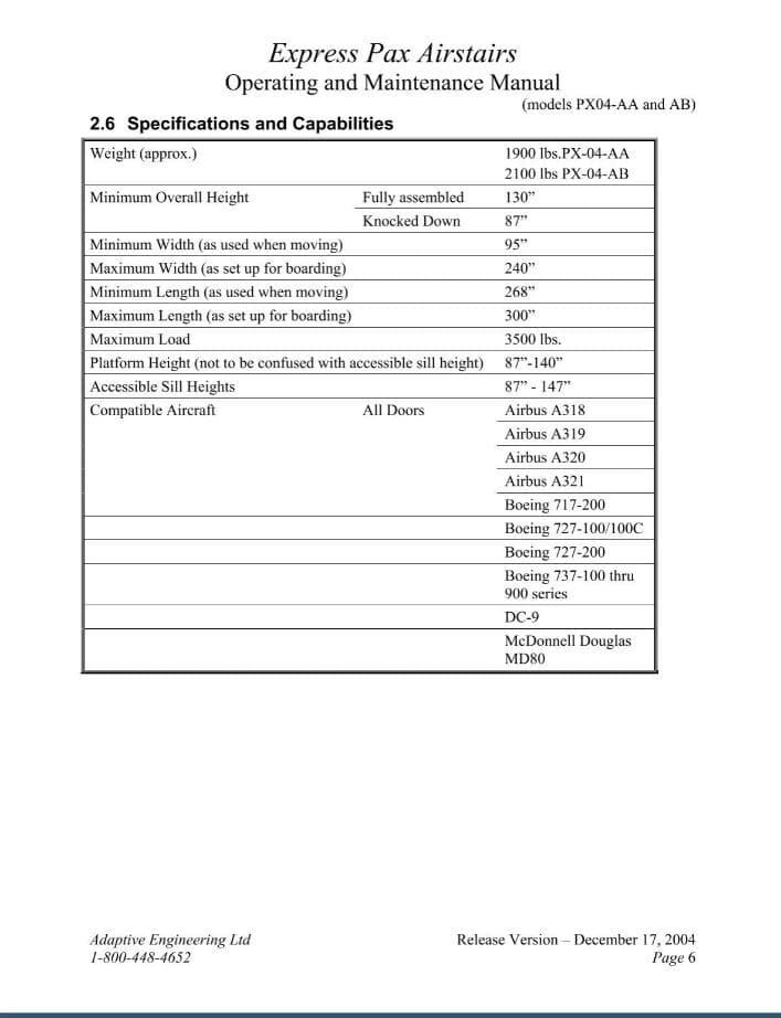 Express KCI GSE Pax Aircraft Passenger Boarding Stairs