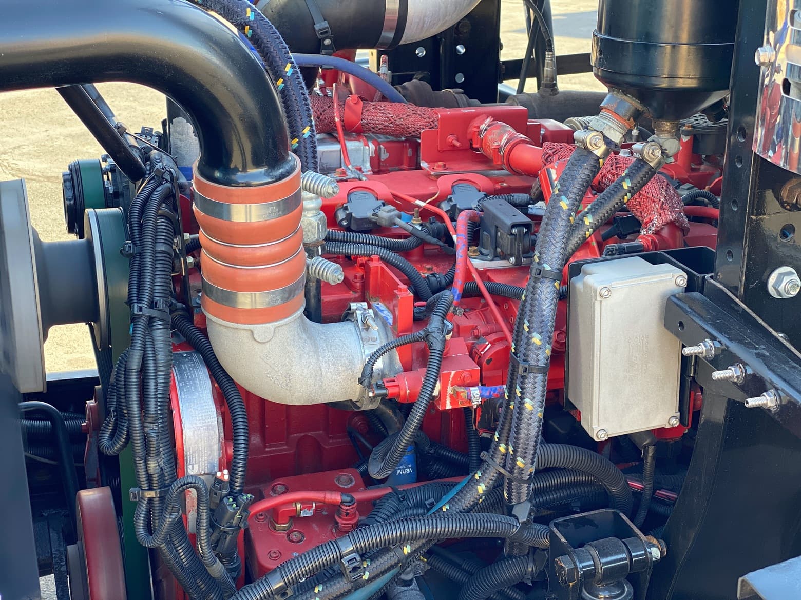 2014 Autocar New Way 25 Yard CNG Rear Loader Garbage Truck