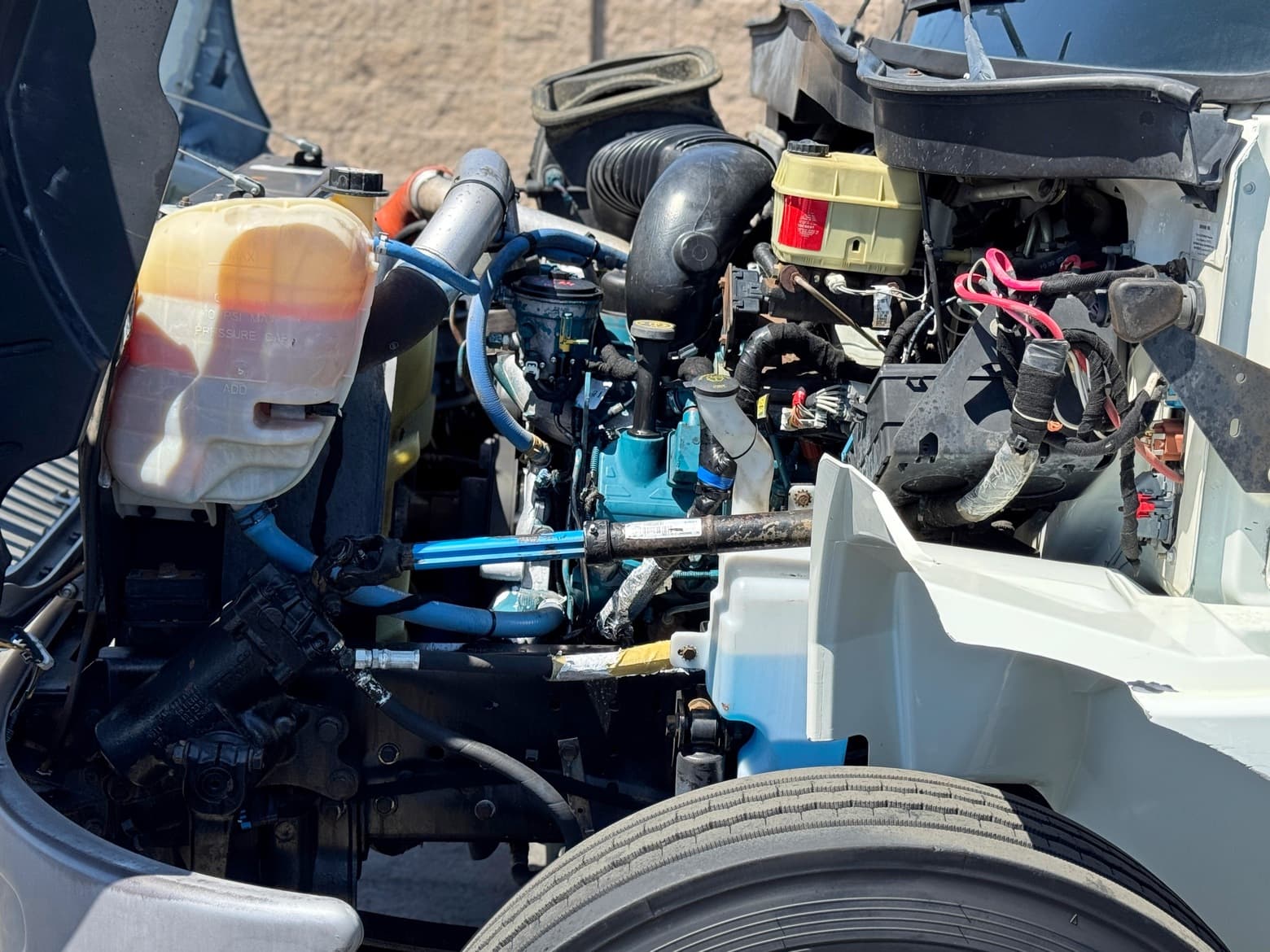 2005 International 4200 13' Knapheide Stake Bed Truck