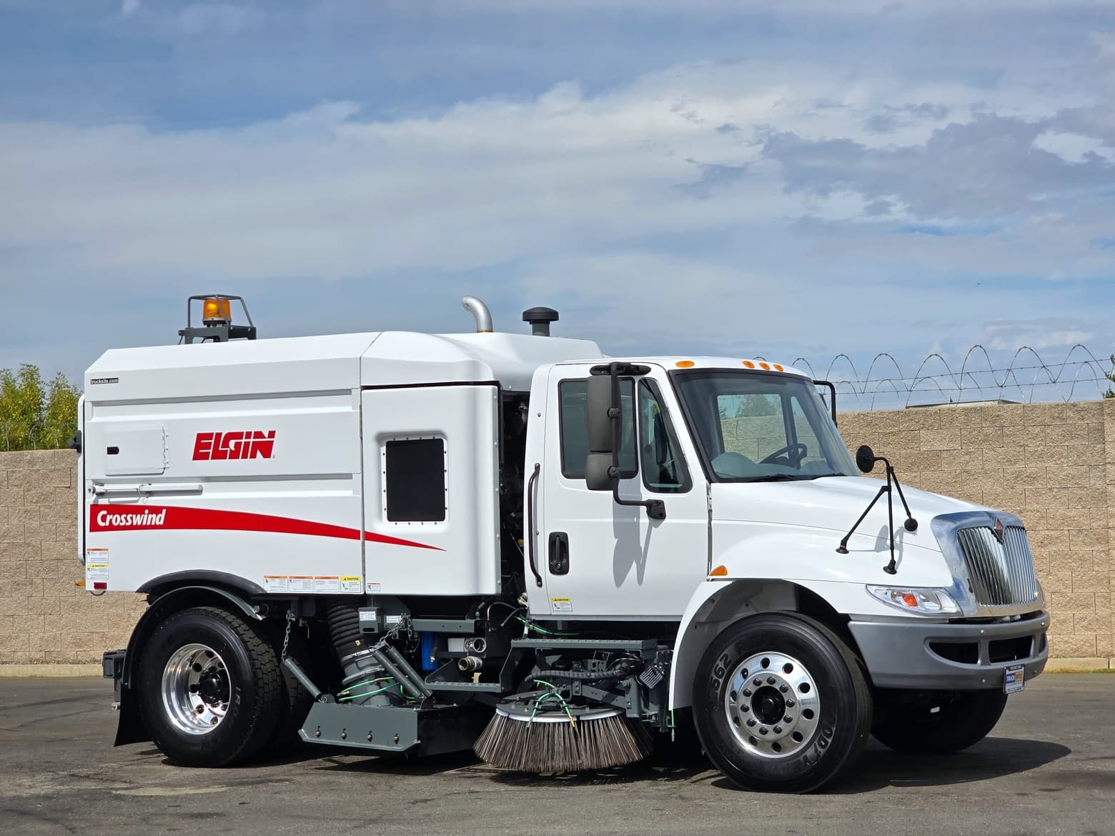2011 International Crosswind Vacuum Street Sweeper