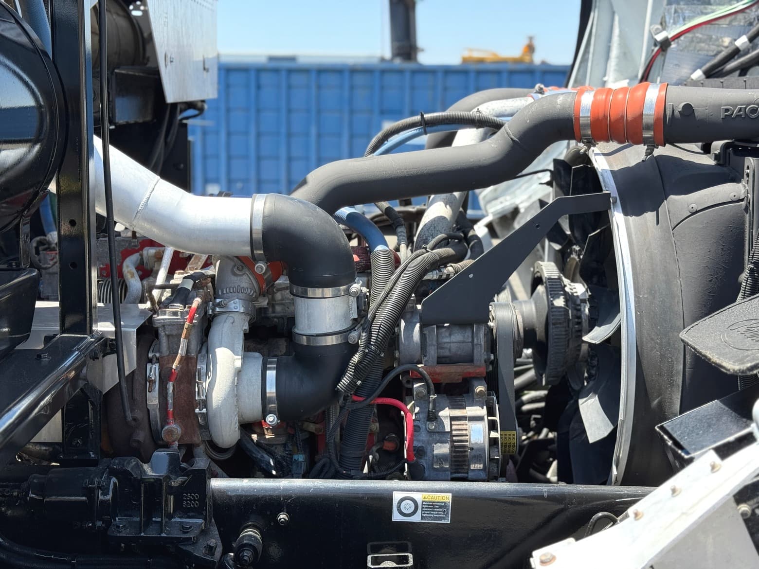 2012 Peterbilt 31 YD Kann Commercial Side Load Garbage Truck