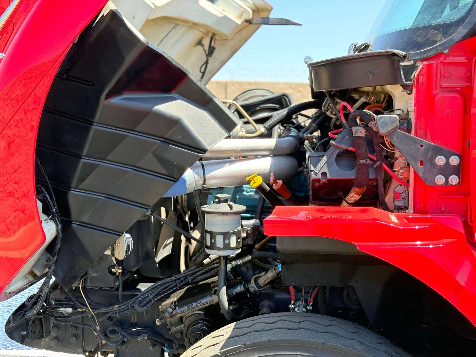 2004 International 7400 Rosenbauer Type 2 Fire Pumper