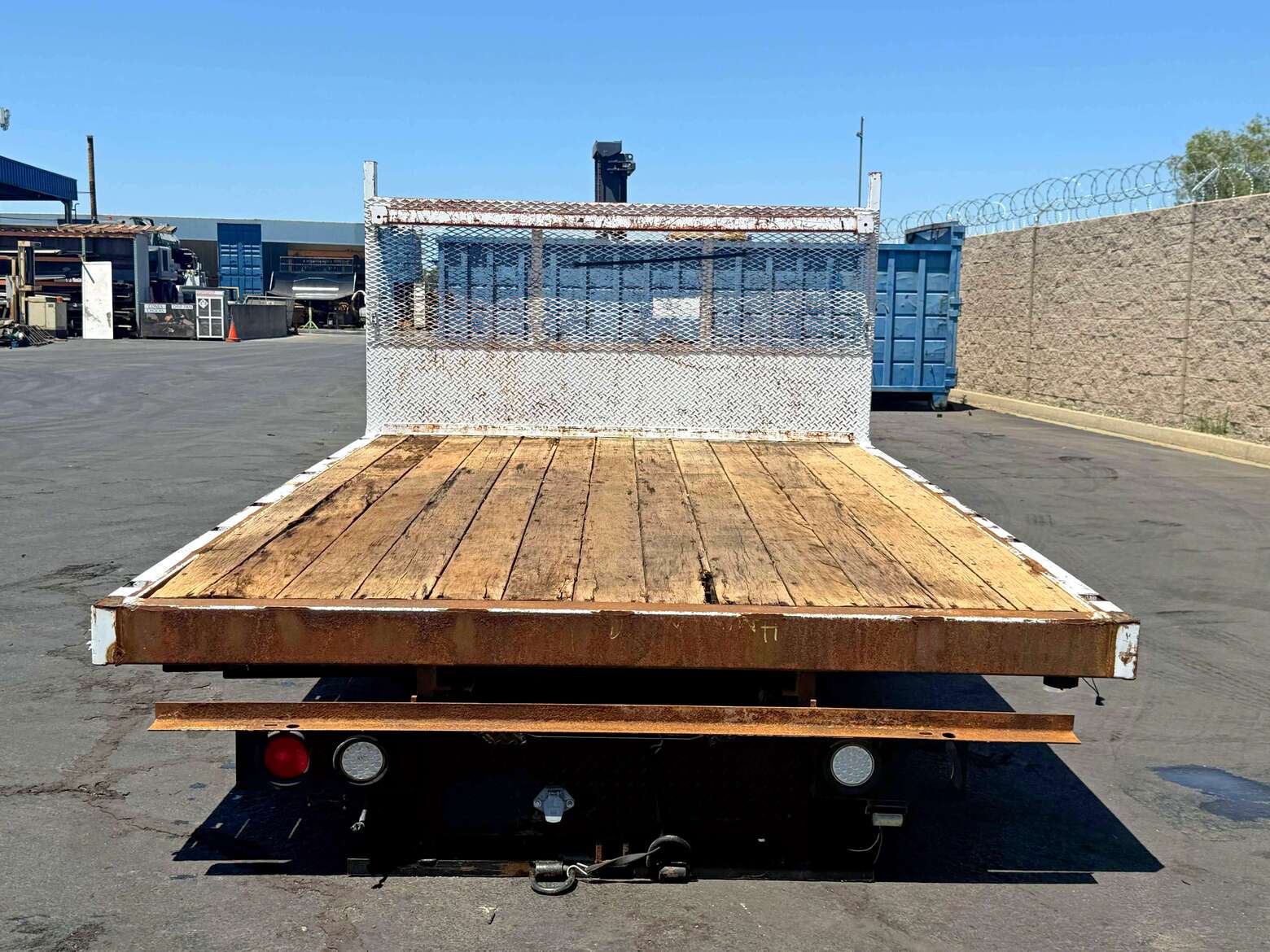 12' Utility Flatbed with Storage Compartments For Sale