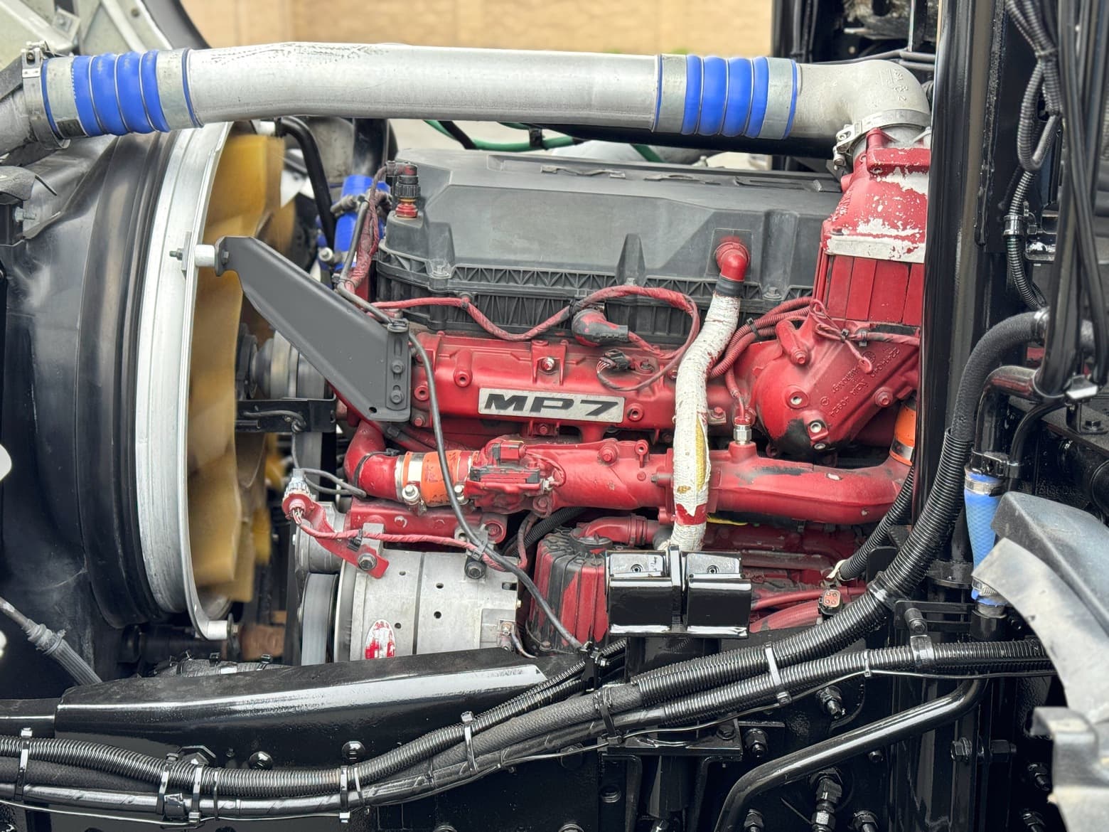 2019 Mack MRU Labrie 40 Yard Front Load Garbage Truck