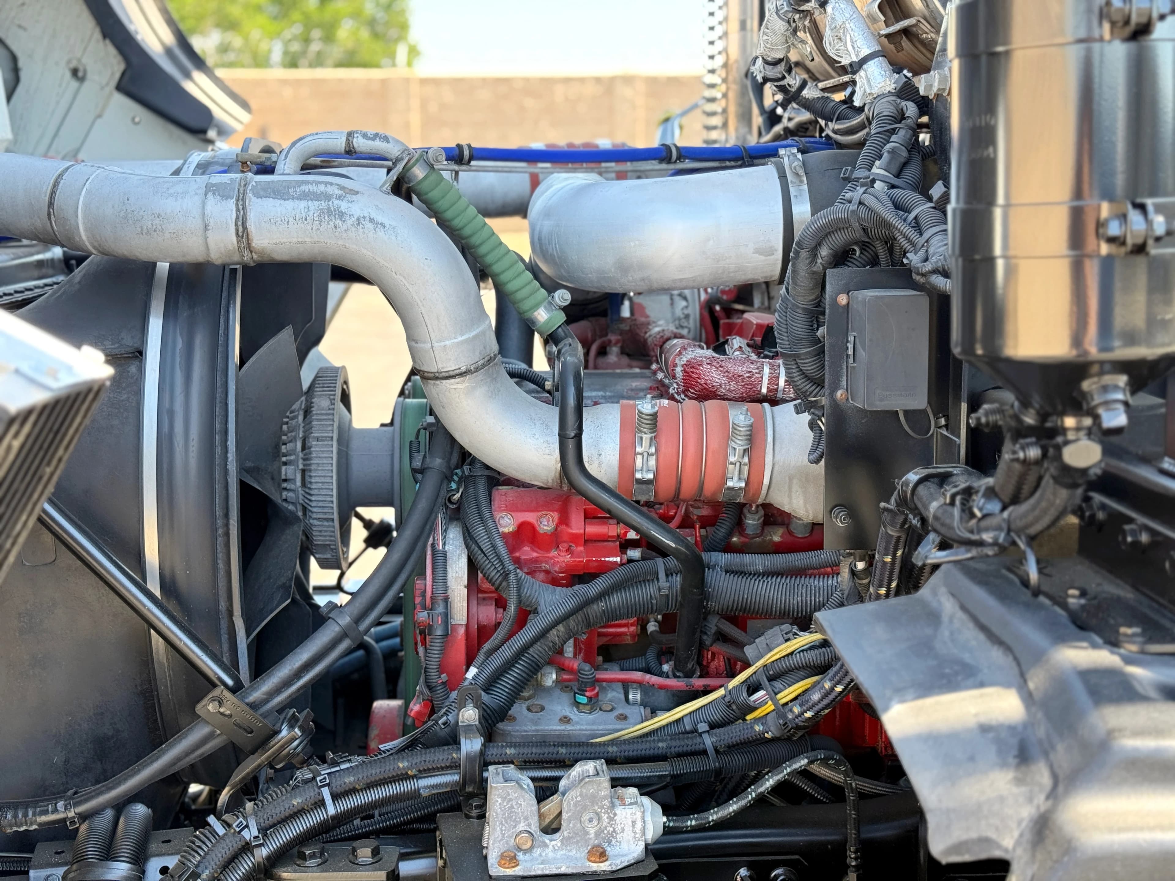 2011 Autocar Xpeditor 40 YD Amrep Front Load Garbage Truck