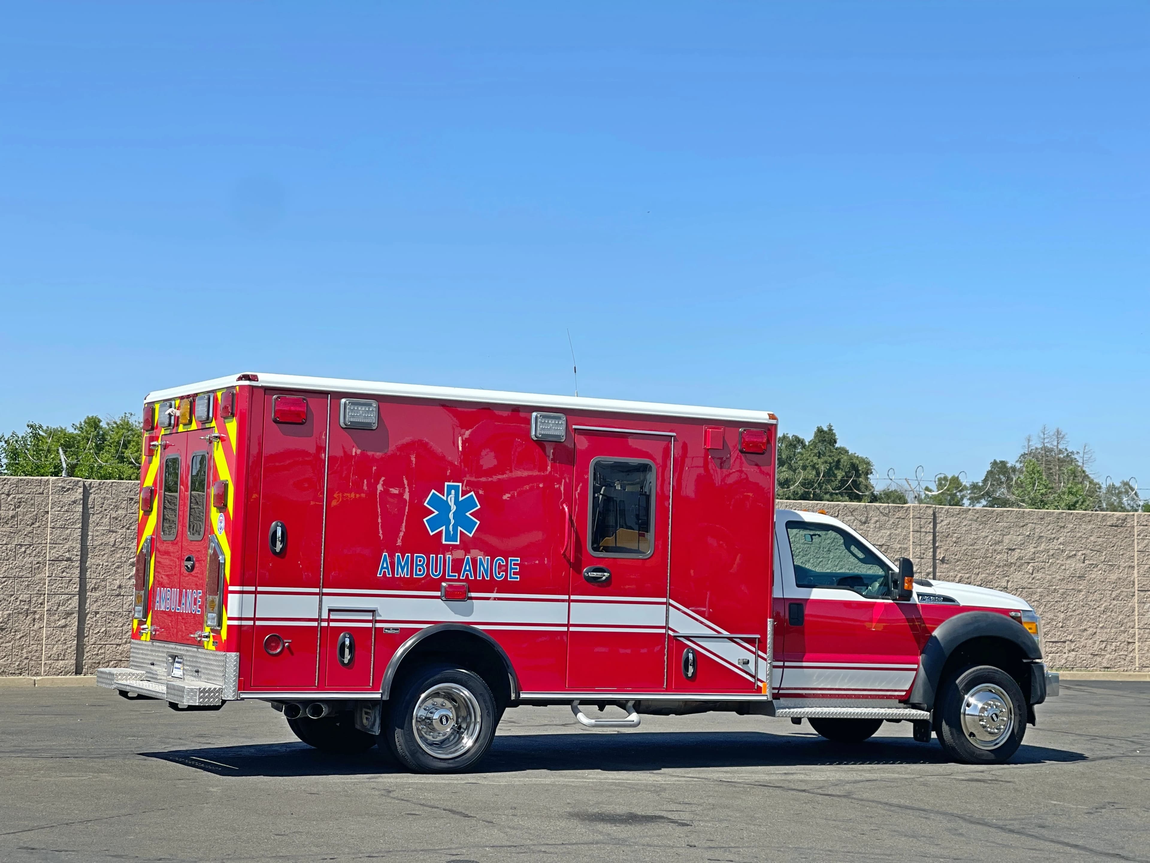 2013 Ford F450 4x4 Wheeled Coach Type I Ambulance