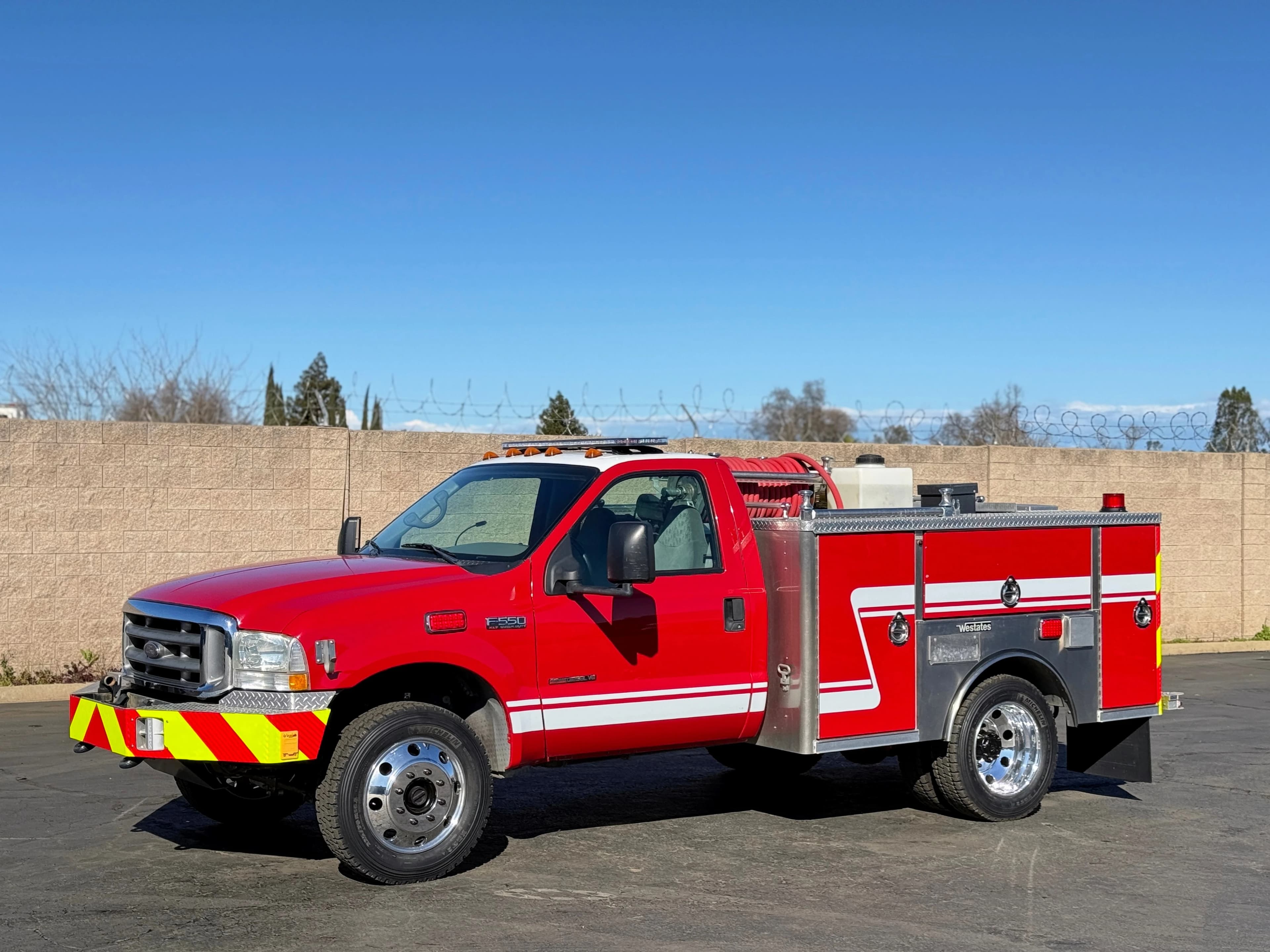 1999 Ford F550 4x4 Westates Brush Fire Truck