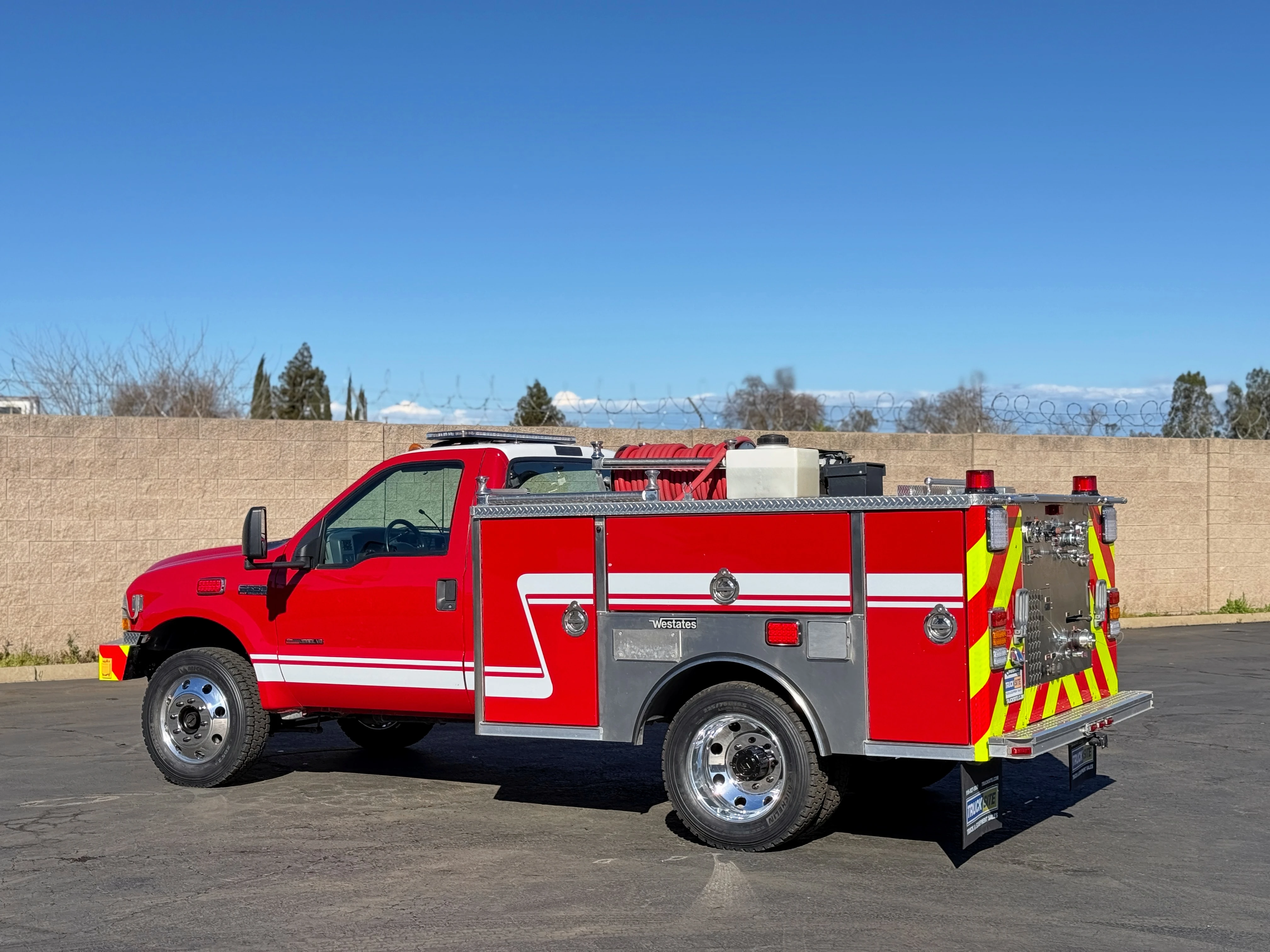 1999 Ford F550 4x4 Westates Brush Fire Truck