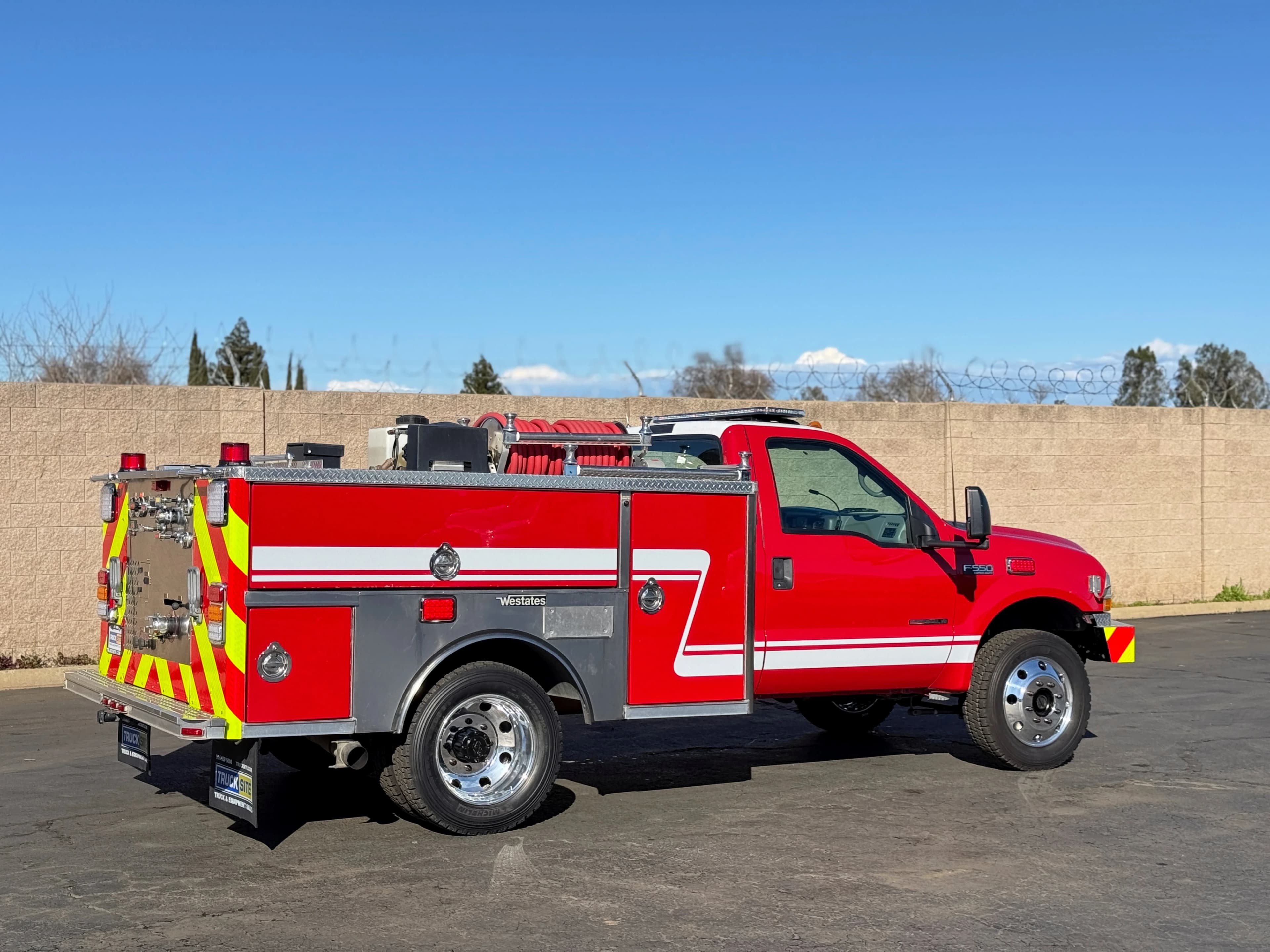 1999 Ford F550 4x4 Westates Brush Fire Truck