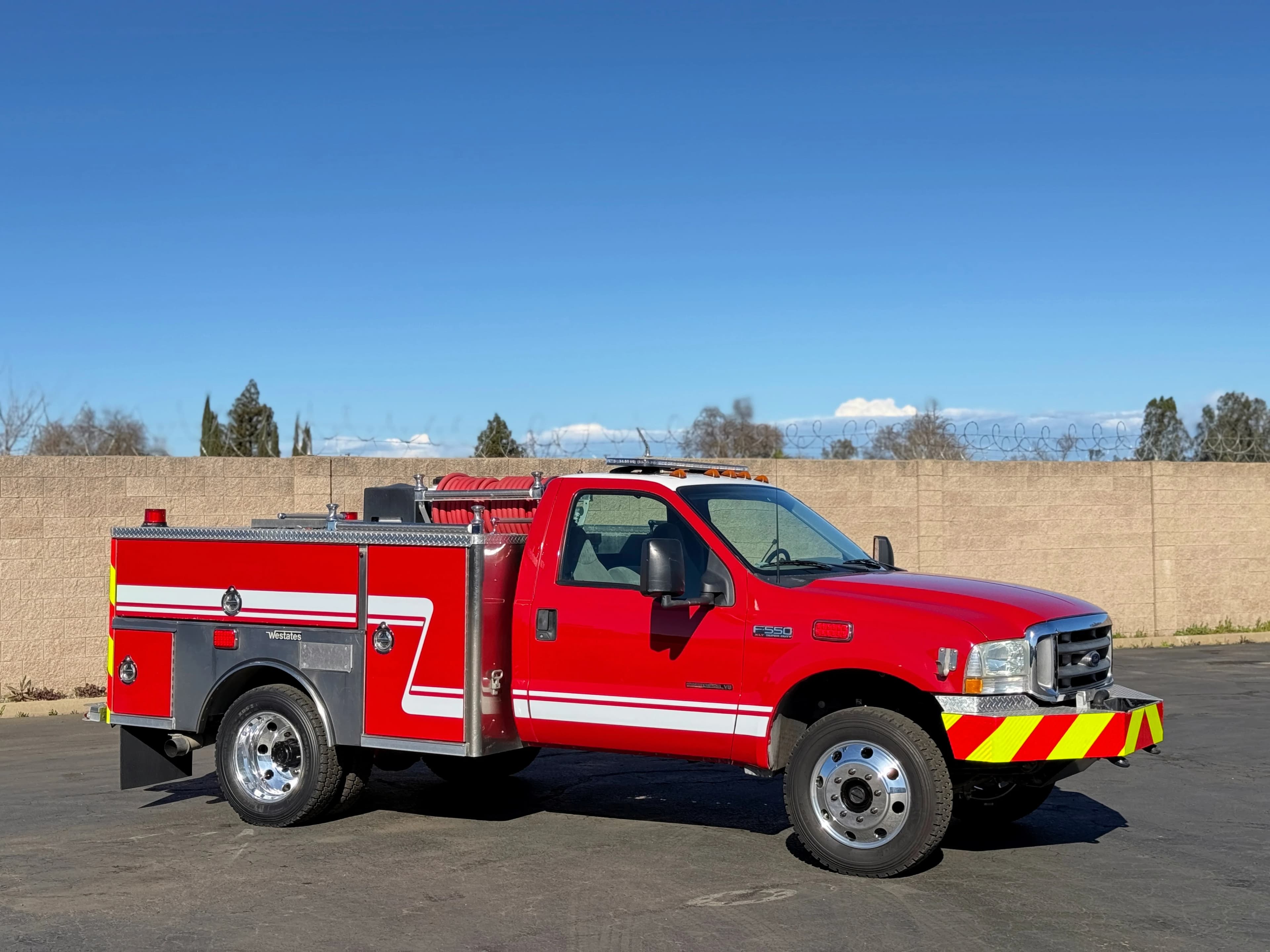 1999 Ford F550 4x4 Westates Brush Fire Truck