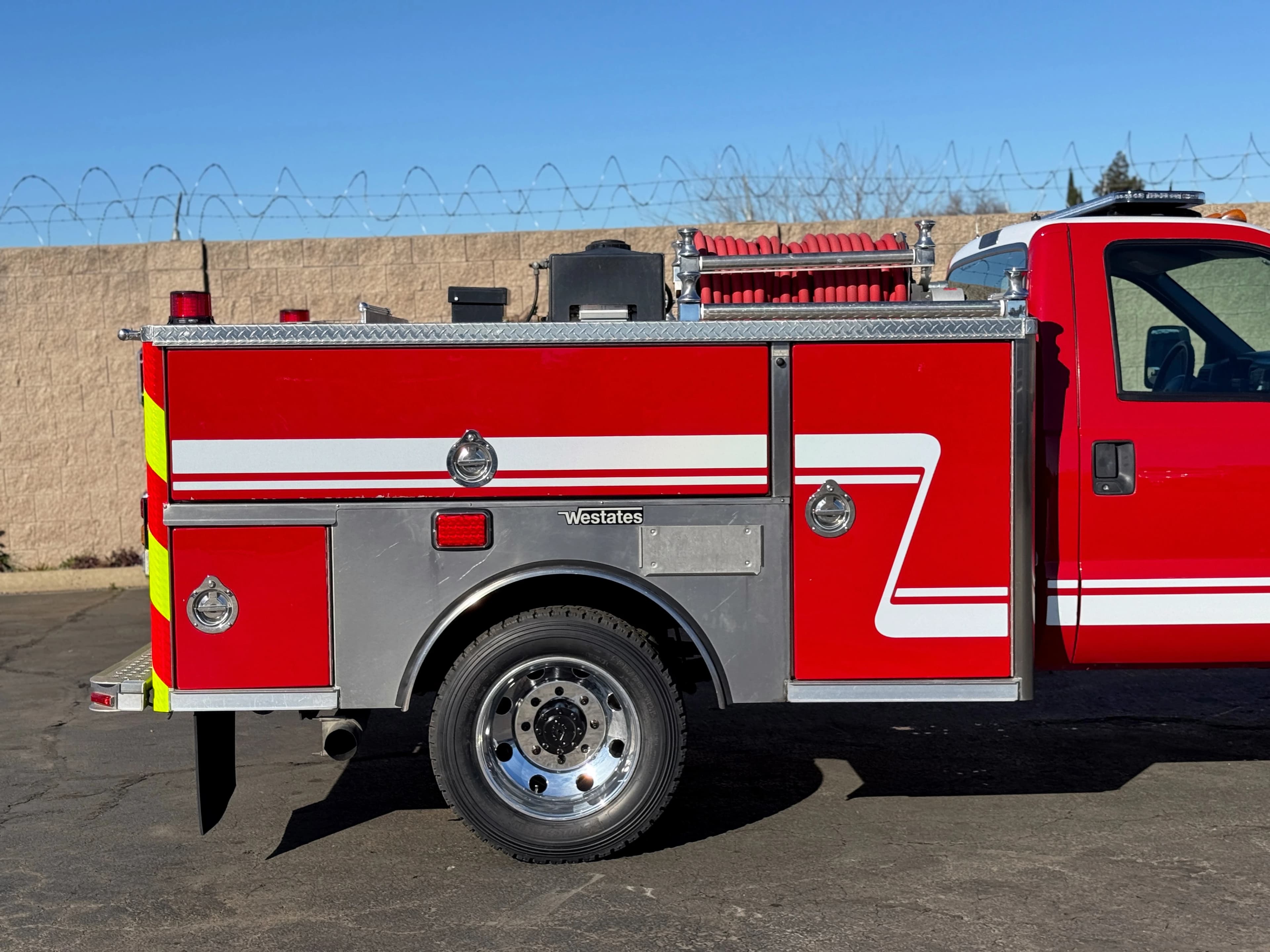 1999 Ford F550 4x4 Westates Brush Fire Truck