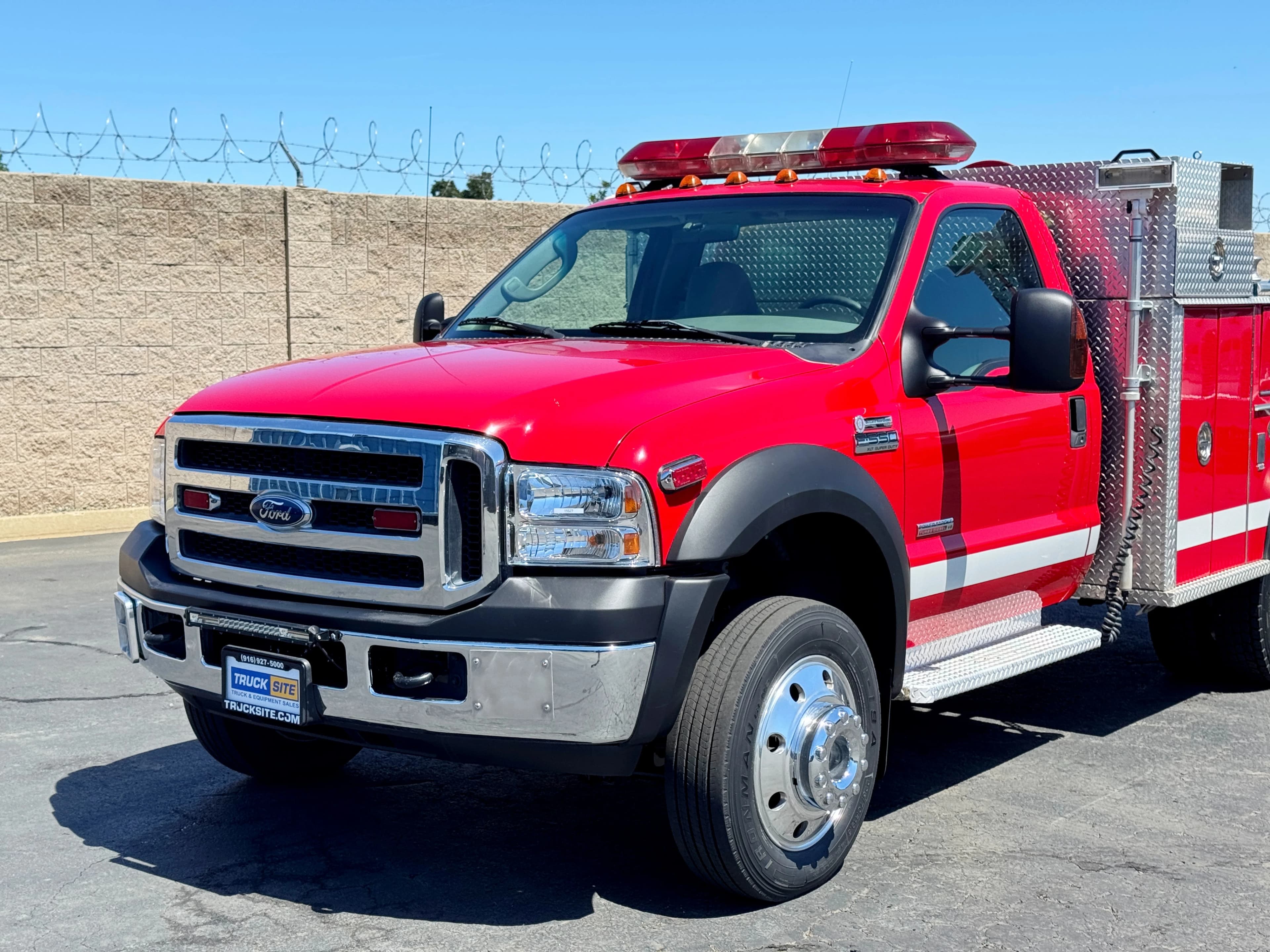 2007 Ford F550 4x4 KME Type 6 Brush Truck